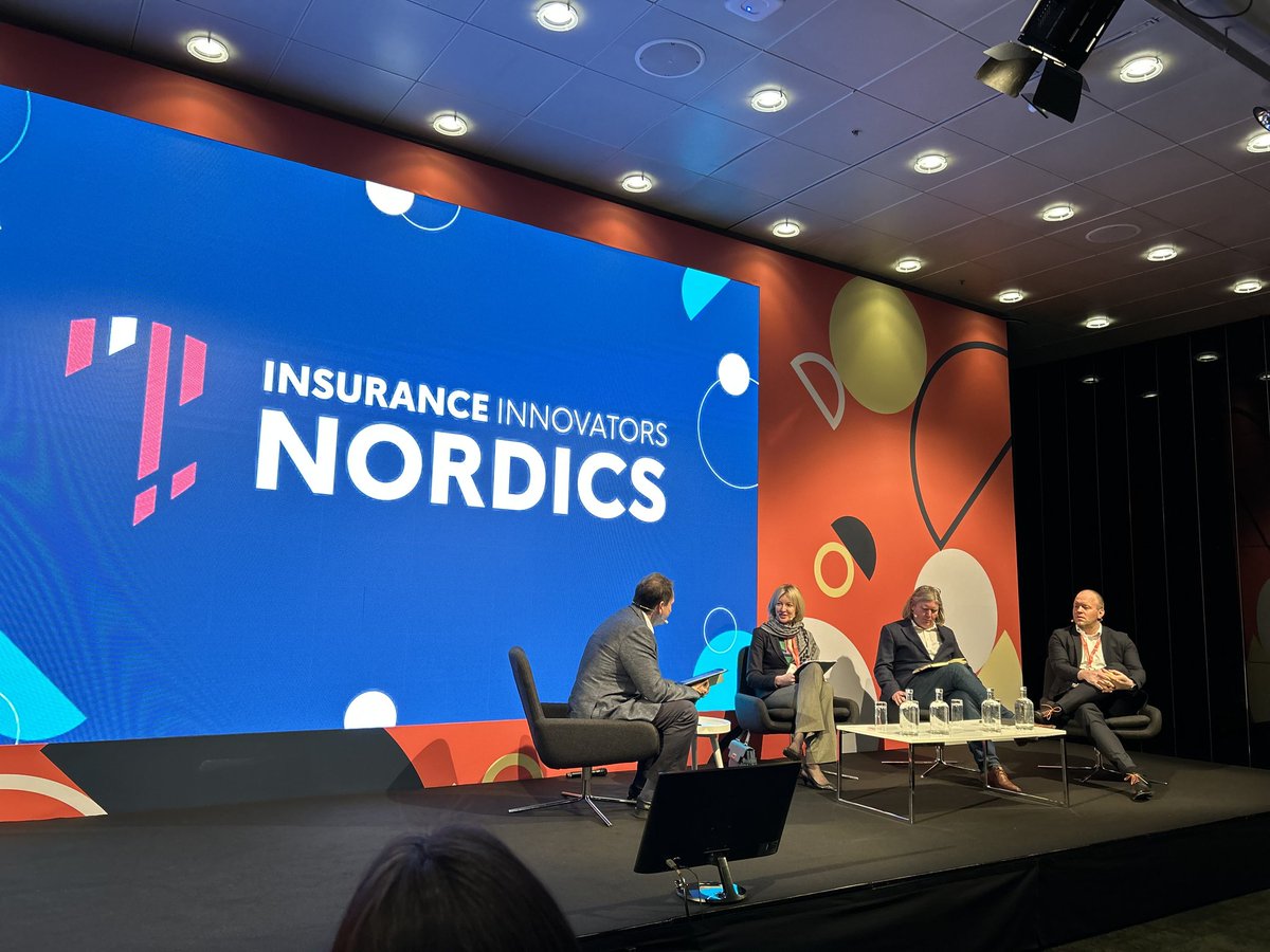 ultiro's tweet photo. Gripping discussion from icons in the industry. #insuranceinnovatorsnordics #insuretech #fintech #energytech https://t.co/0yZS8Nlmh6