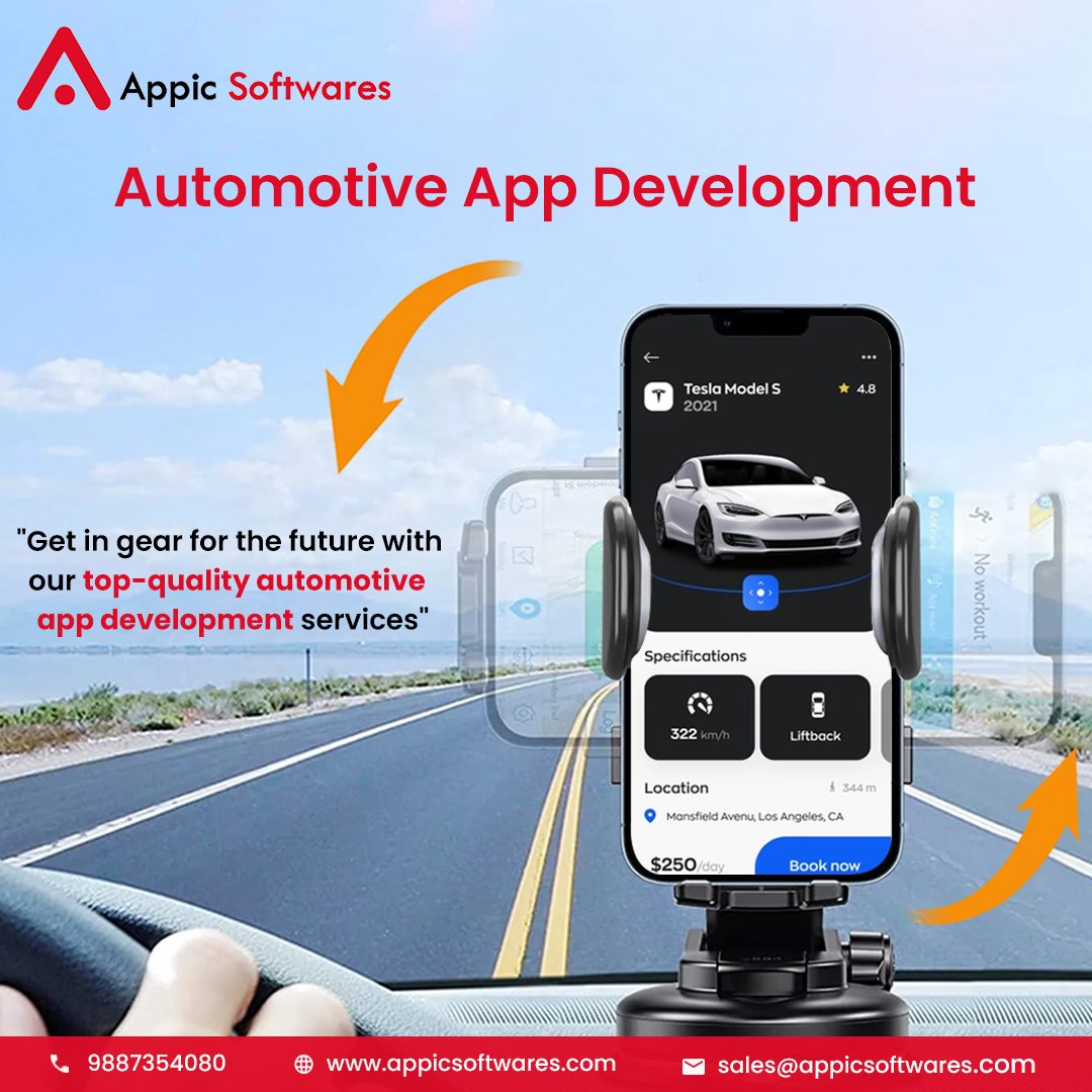 appic_softwares's tweet image. &quot;Join the digital age of automotive innovation with our custom app development solutions.&quot;

visit us:- bit.ly/3EOurmY

#appicsoftwares #automotiveappdevelopment #connectedcarapps #vehicletechnology #transportationinnovation #startups #mobiledriverassistance