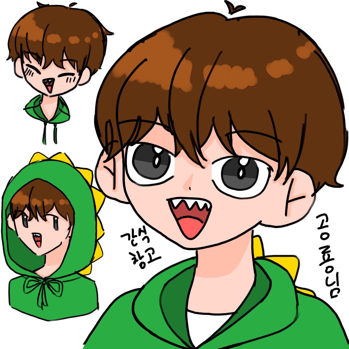 gansigchang's tweet photo. 공룡님 완성본 올립니다! 그림이 잘 나와서 만족합니다!!^^!! #낙서  #낙서러 https://t.co/IOYT4N4tkF