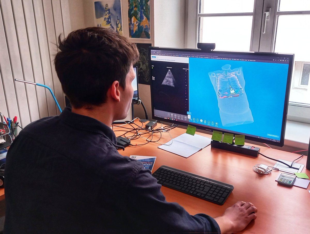 Inria_Nancy's tweet photo. 👩‍⚕️ Simulateur de chirurgie de la cataracte, de ponction lombaire ou d'échographie, l'équipe d'@insimo nous présente les solutions qu'elle developpe ! Issue de travaux de recherche @Inria, cette spin-off crée des logiciels de simulation pour la formation médicale et chirurgicale. https://t.co/8LsX3D1aXJ