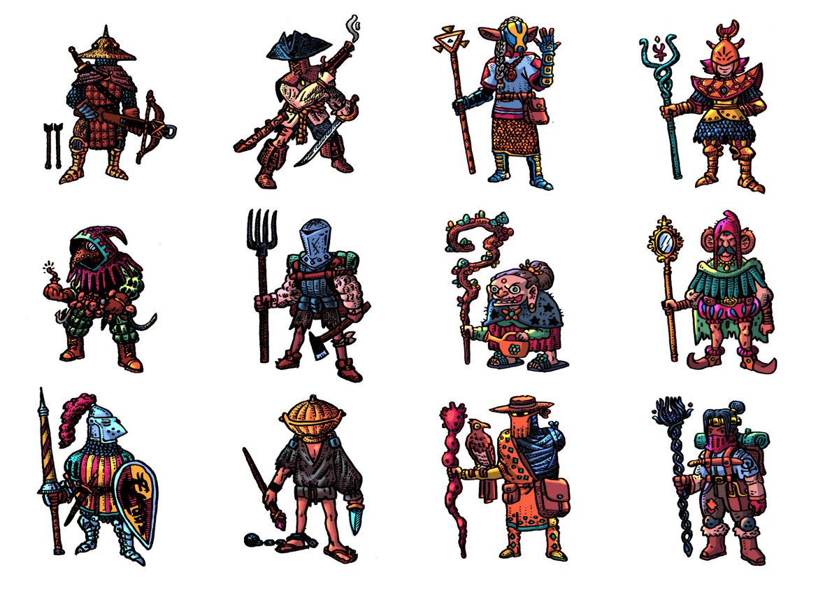 GnarledMonster's tweet image. Now that I finished the Archon Ruins I'm coming back to BTB#3 planning board. Meanwhile I have bills to pay, so I'm opening a few comission slots! 👺🫶

Please hit me up if you have any weird fantasy maps or a bunch of monsters/NPCs to make like these:
#ttrpg #dnd #mapmaking