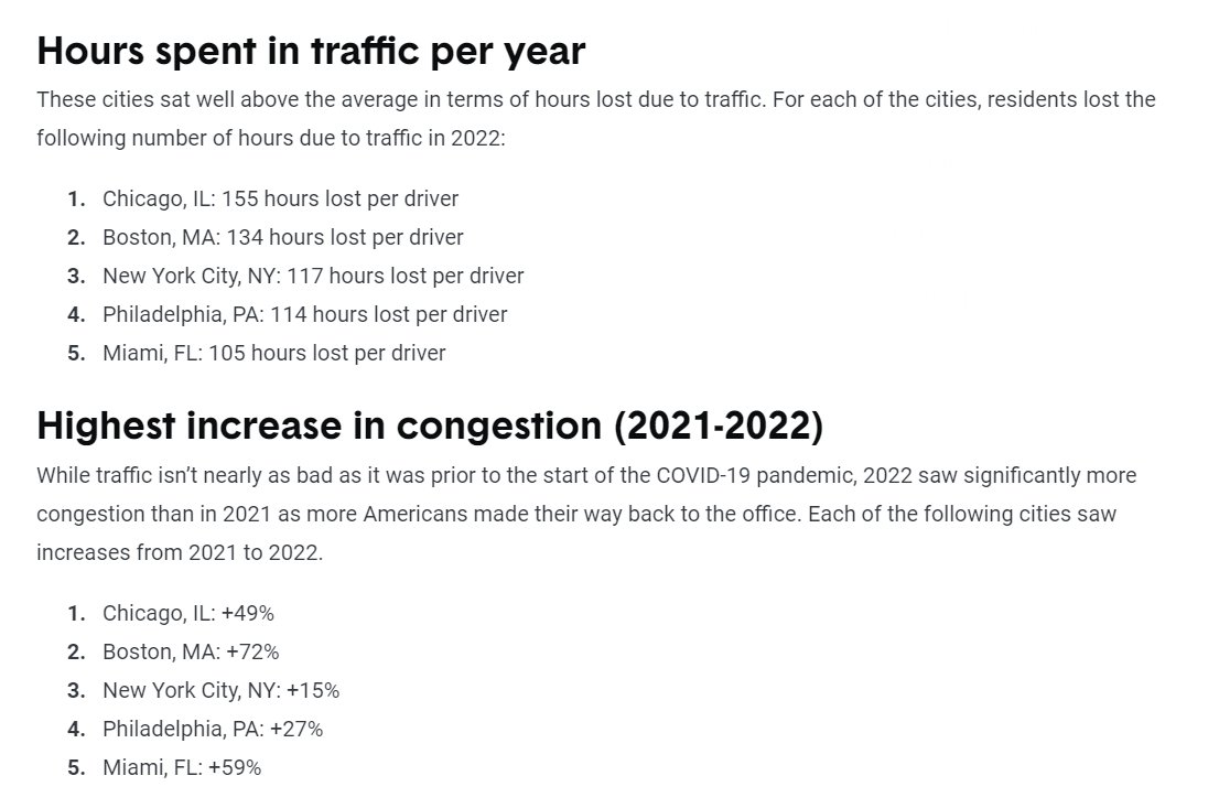 SarahJindra's tweet image. Well this was a fun news release to get today. 

"Chicago drivers lost an average of 155 hours to traffic in 2022. This was the largest amount of time lost due to traffic in the nation and the second largest in the world — only behind London. "
