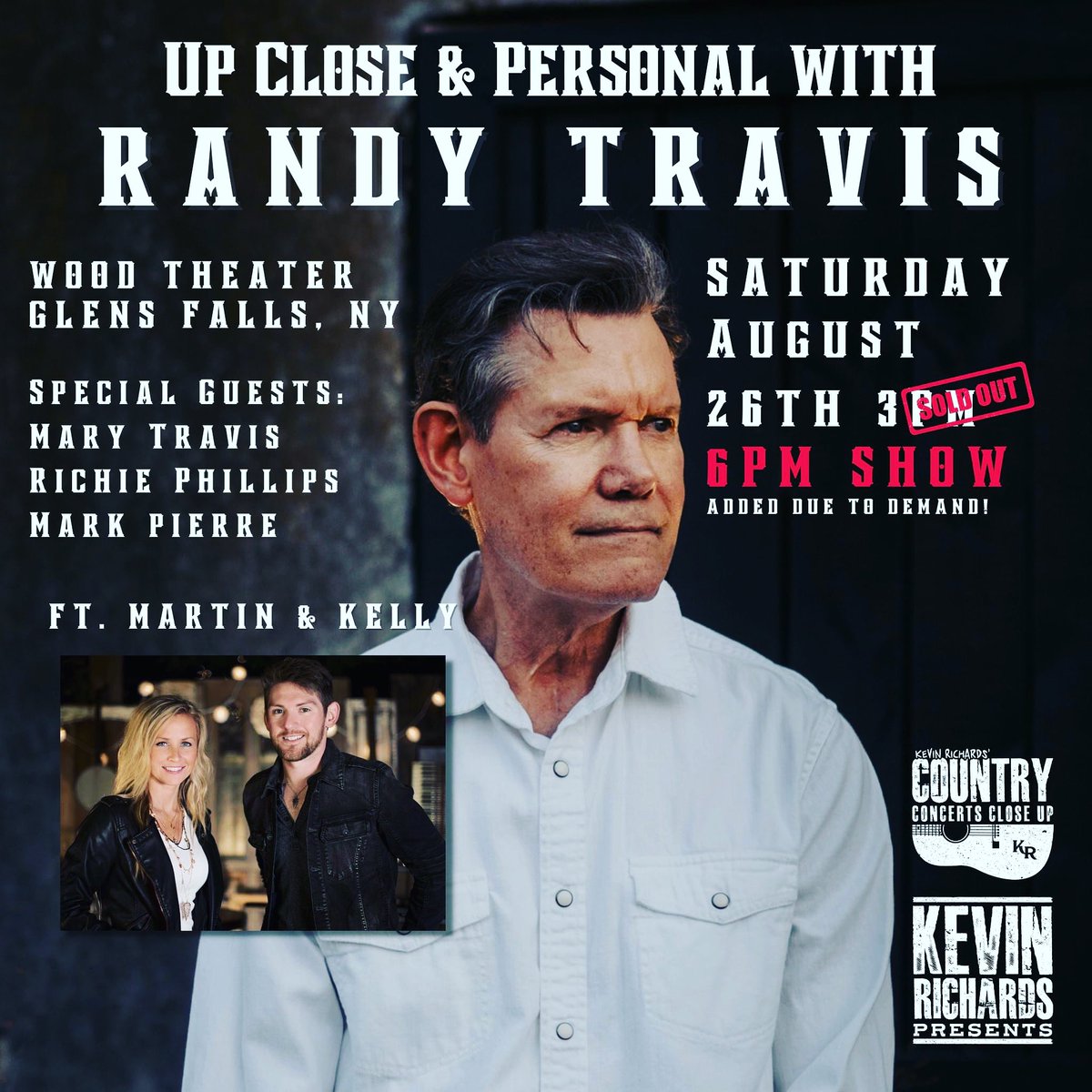 2nd show added! <a href="/CRWoodTheater/">Charles Wood Theater</a> August 26th at 6PM!!!