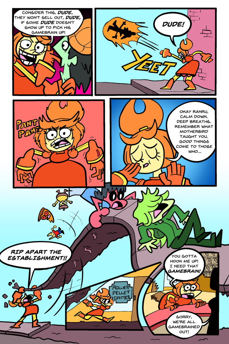 AmphibiaComics's tweet photo. Ranru's Quest - Ranru sets out on an epic quest to obtain the latest video game console. (1/3)
#comic #comicbook #webcomic #comics #gaming #gamingcomics #videogames #nintendo #newt #virtualreality #vr #virtualboy #gamecube #aliens #aliencomics #cyborg #robot https://t.co/Jwz1mSobpm
