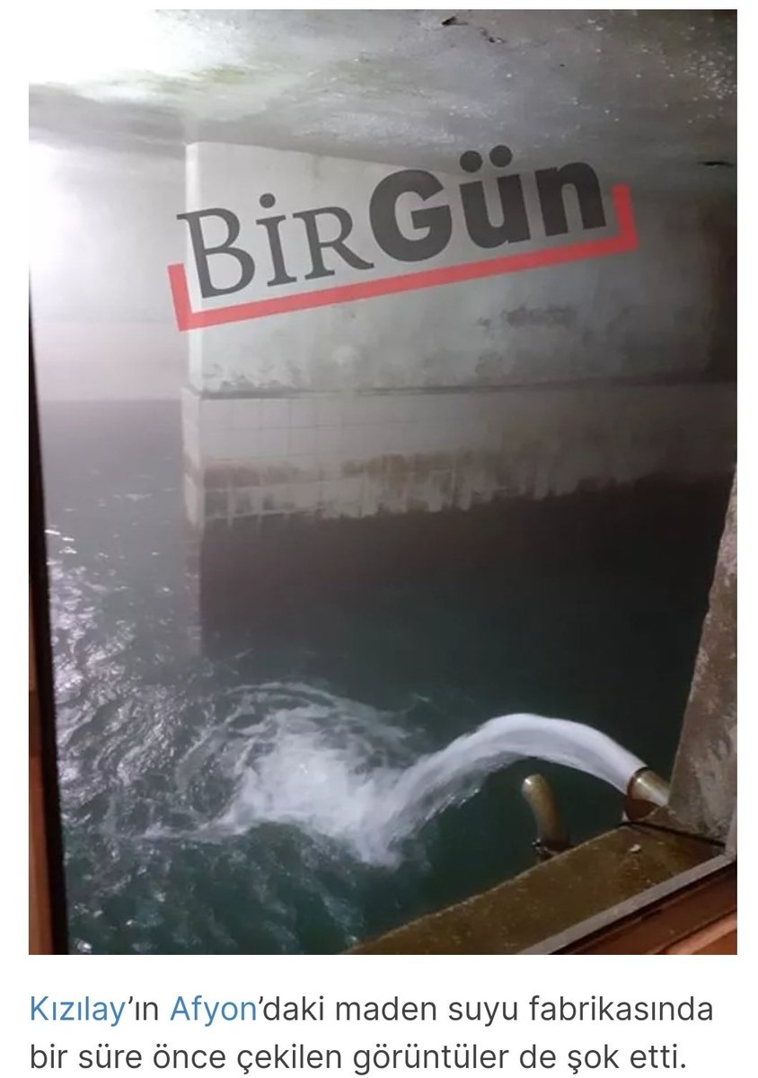 sgokbakar's tweet photo. Evde Kızılay maden suyu içerdik
Oğlum da isterdi, ona da içirirdim. Birgün gazetesinde çıkan haberle midemiz bulandı, hepsini attırdım.Afyon üretim tesisindeki pislik, küf, yosun! Rezalet.Yönetim K. Başkanı kim? Tabi ki "Yarışmayan Kerem". Sen hala istifa etmedin mi yakışıklı? https://t.co/V3FlhGHEyY