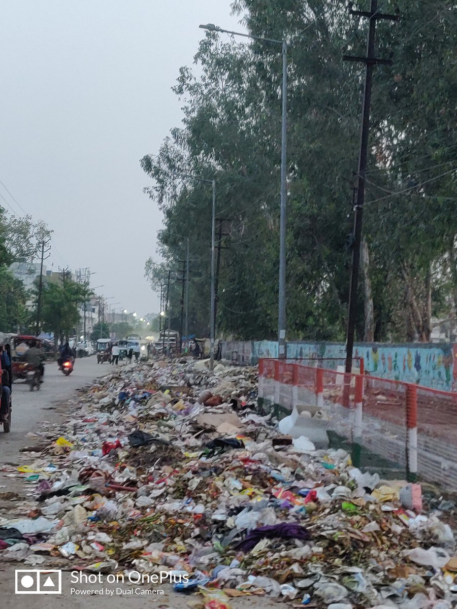DrDhirajSingh's tweet image. Lohia Park Road West Side in Shalimar Garden, Full of garbage every day. Please do something @GNN_Support; @gdagzb