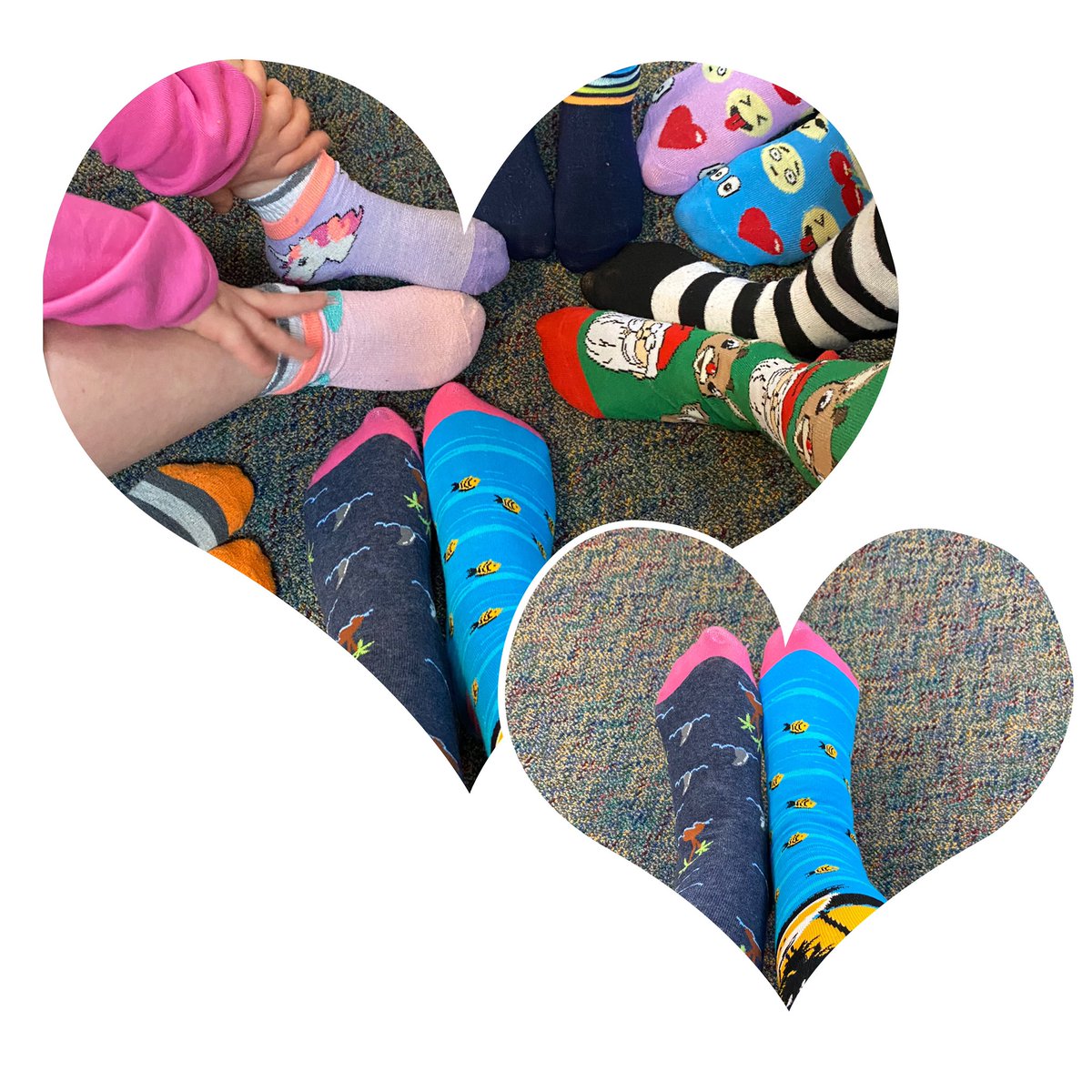 MrsMaltbyMRS's tweet photo. Rocking our Socks in honor of World Down Syndrome Day!! #HereToFly #WDSD2023 #RockYourSocks https://t.co/UVvhVI4wHm