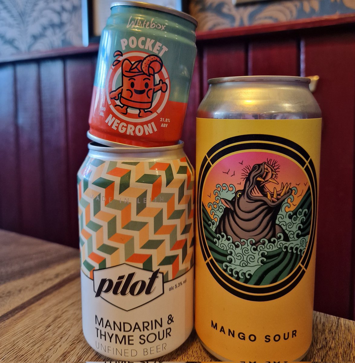 Also stopped into <a href="/LeithBottleShop/">Leith Bottle Shop</a> for a couple. 

Couldn't pass up a <a href="/pilotbeeruk/">Pilot</a> - they still hold the Smithdown Smackdown belt, after all ...