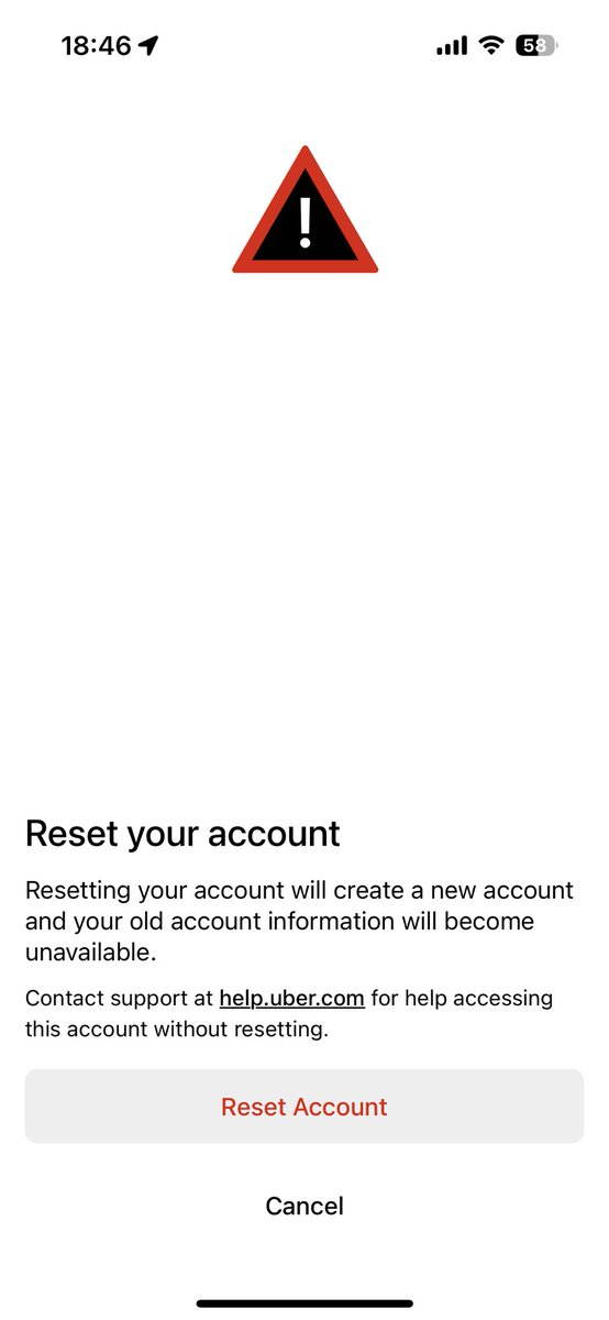 PrashamRathore's tweet photo. Hello @Uber_Support @Uber @UberINSupport I’m Prasham one of your costumers. Actually the thing is that on your app it is showing me to reset my account. So can you please help me in this. https://t.co/y9xz1zatTP