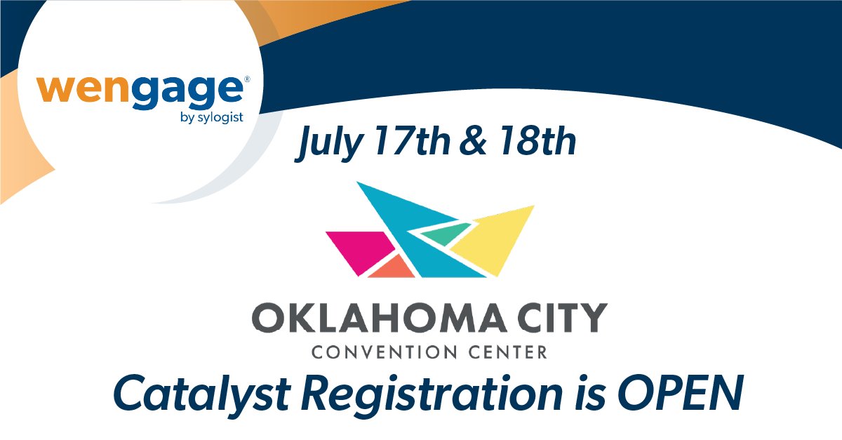 SylogistEd's tweet photo. BIG ANNOUNCEMENT: Our in-person learning and networking event is back and bigger than ever! Join us for two full days of classes, keynote breakfast presentation, 80's night and more! We can't wait to see you all together again at our Catalyst! https://t.co/0Mz3jLp84B #WenGAGE https://t.co/MYQDR74bd4