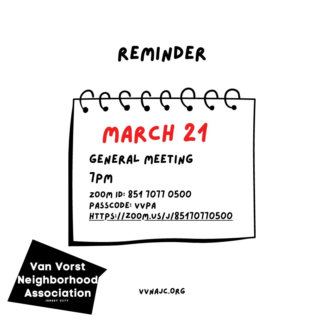 Van Vorst Neighborhood Association tweet media