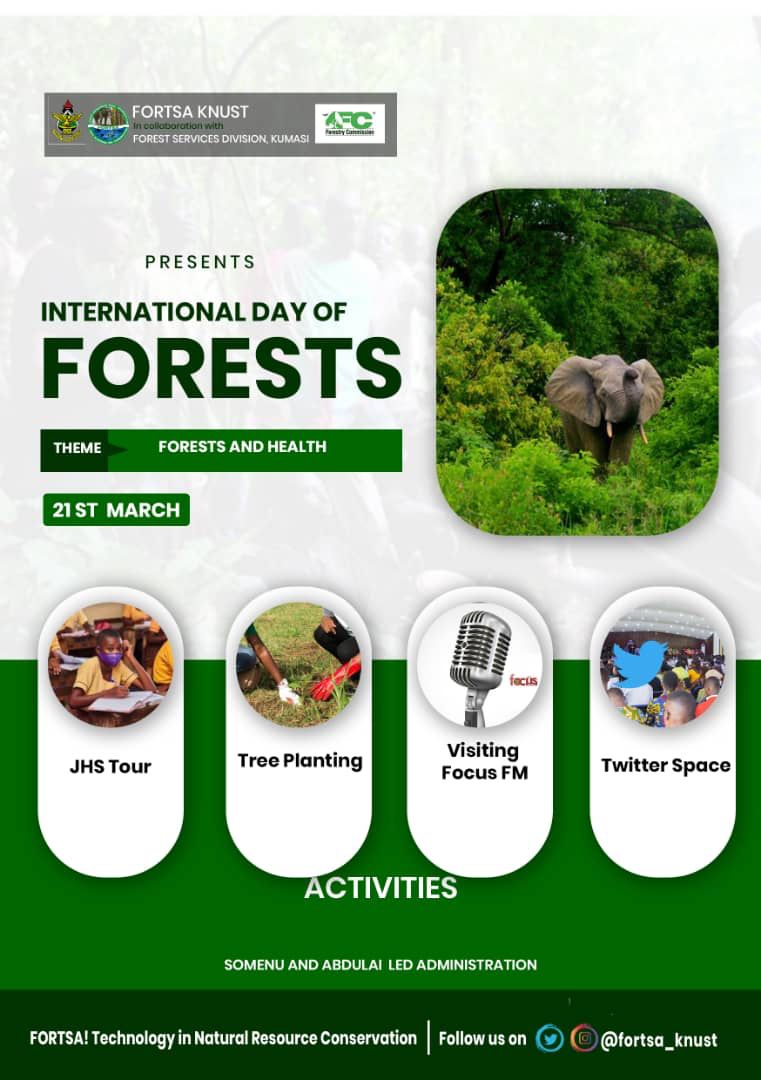 oseitutucaleb7's tweet photo. #FORTSA KNUST
#INTERNATIONAL DAY OF FORESTS https://t.co/Vt5l07pZkg