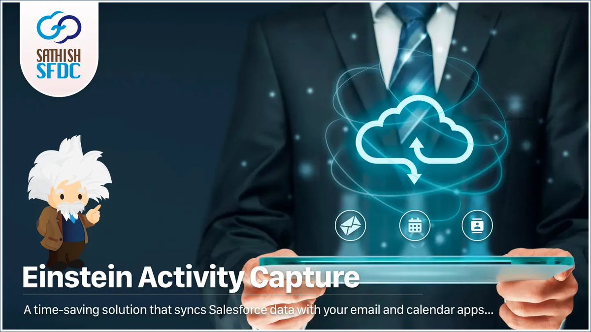 sathishsfdc's tweet image. Einstein Activity Capture
Link --> salesforcesathish.com/einstein-activ…
Follow us on @sathishsfdc
#Salesforceeinstein #sathishsfdc