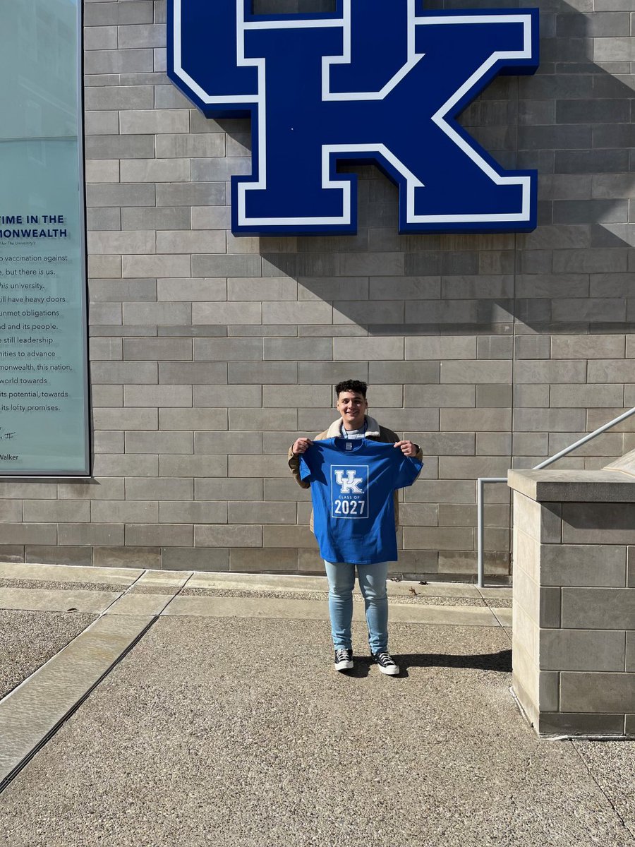 Kentucky bound! Please congratulate Manuel on his acceptance to the University of Kentucky! #univofkentucky <a href="/Principal_Fivay/">Erik Hermansen</a> <a href="/FHS_GrecoBall/">Jennifer Greco-Ball</a>