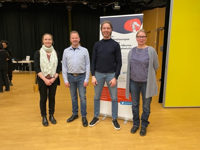 #Dallaten-hankkeeseen osallistuneita yrittäjiä hankkeen Dallataan yhdessä -seminaarissa edustivat Audex, Ledear, Liftpt sekä Ettonet. 

#ESR