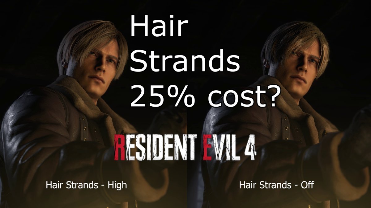 Orchlonm's tweet photo. Hi, I made an actual edited video, RE4R Demo Tech Review

https://t.co/naR9HPk8T2 https://t.co/hD1jikMDZY