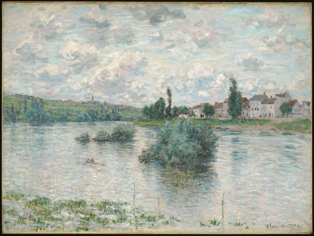 Claude Monet, View of the Seine, Lavacourt, 1880 #harvardartmuseums #claudemonet harvardartmuseums.org/collections/ob…