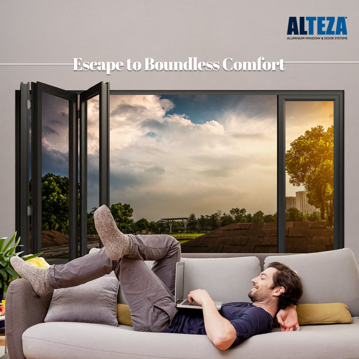 Step into a world of comfort and style with Alteza's Premium Aluminum Doors.

#aluminium #aluminiumwindows #ökotech #upvcwindows #upvcdoors #upvcprofiles #upvc