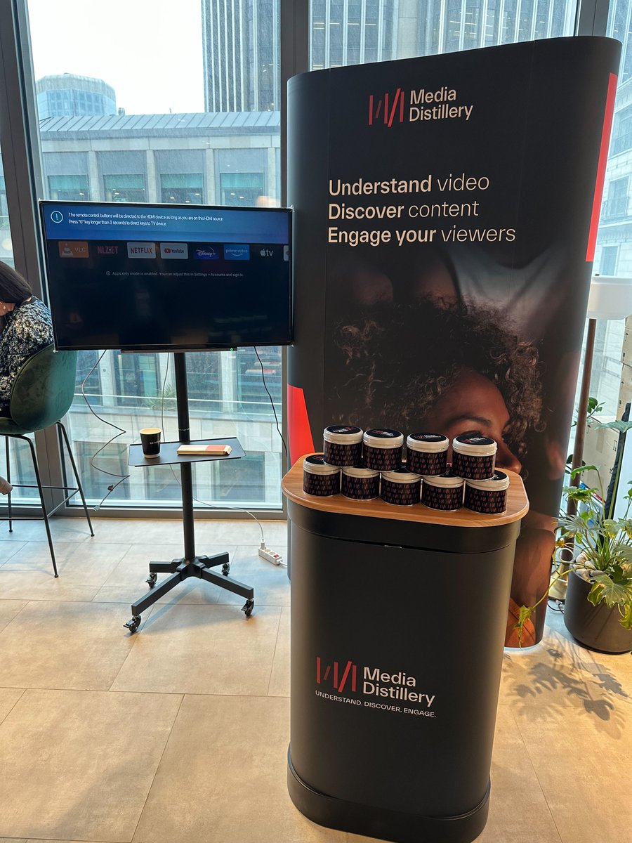 MediaDistillery's tweet image. We are exhibiting at Connected TV World Summit today! 
✅ Come by our booth to learn more about the AI use in TV industry, and grab a tasty stroopwafel along 🧇
Thanks for organising @AdwantedEvents 
#ctvws #AI #videosolutions #TV