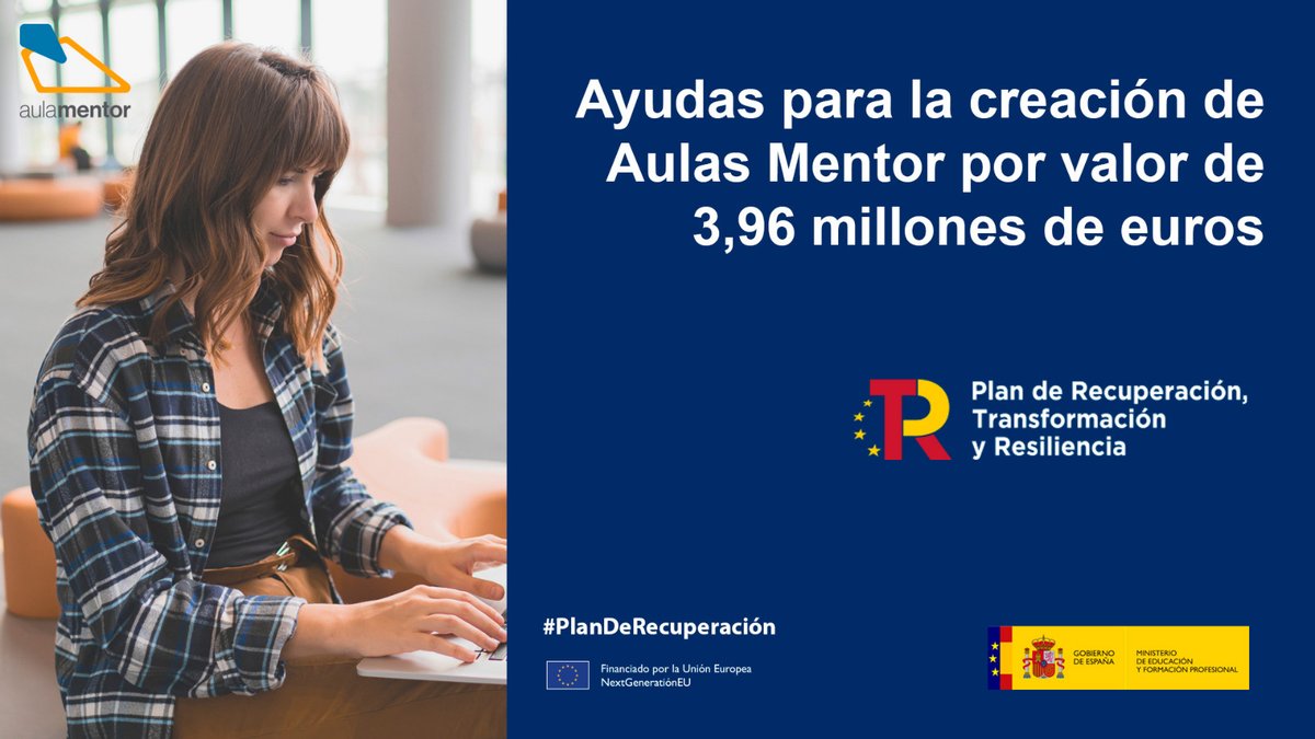 🟢 Convocatoria de ayudas para la creación de Aulas Mentor para la formación de personas adultas.

🗓️ Hasta el 9 de mayo

Entidades locales territoriales y entidades públicas dependientes de estas pueden solicitarlas aquí ⤵️
educacionyfp.gob.es/servicios-al-c…