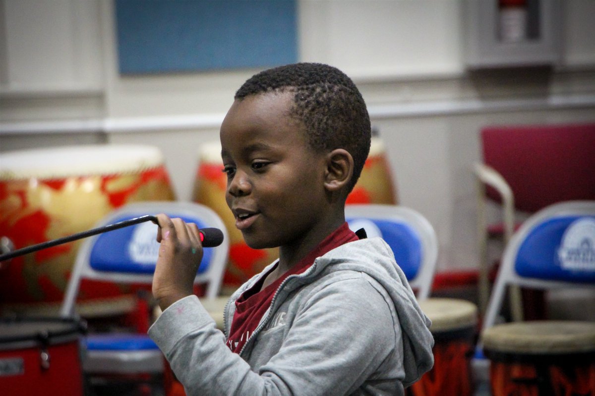 MarthaOBryanCtr's tweet image. 4th &amp;amp; 5th grade students at @WarnerArtsMag were joined by students from @FiskUniversity to present on prominent Black figures from present day and throughout history, which included music, speeches and poetry by #FiskUniversity students! #WarnerElementary