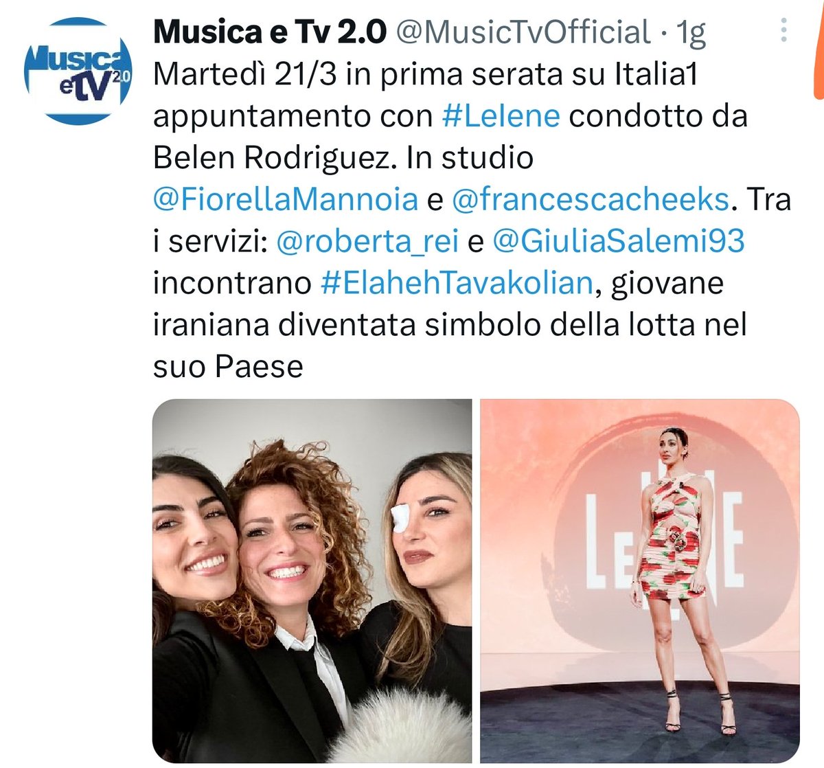 prelemisorrisi's tweet photo. Questa sera tutti connessi per la nostra #giuliasalemi a @redazioneiene #PRELEMI https://t.co/aD5Txakbqz