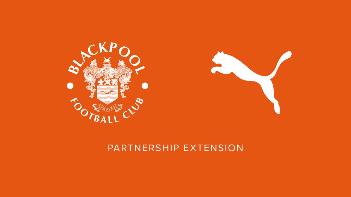 BlackpoolFC's tweet image. We are pleased to announce @PUMA have extended their partnership as the Club's official kit manufacturer, signing a new deal until the summer of 2027. 

blackpoolfc.co.uk/news/2023/marc…