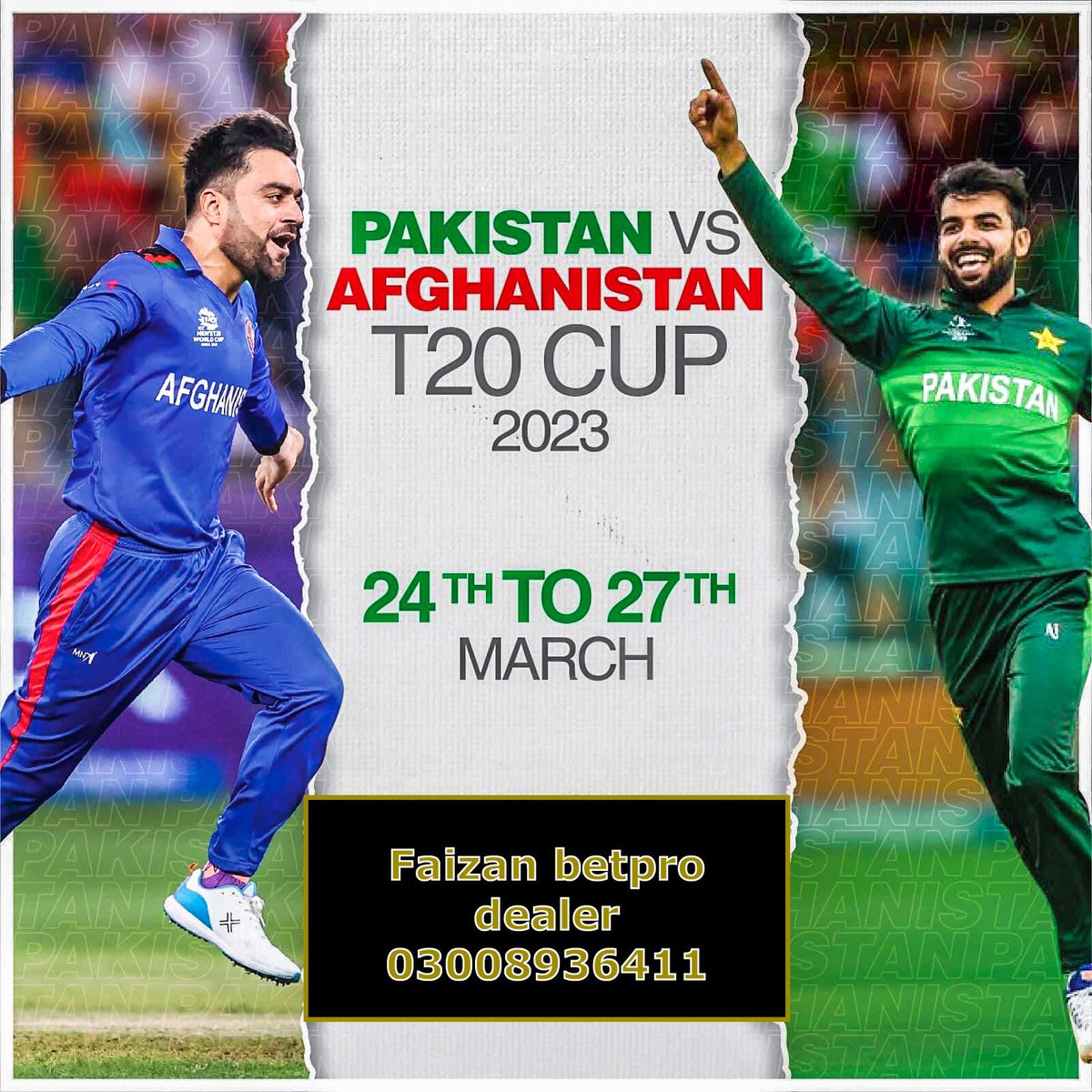 betproexchanges's tweet image. Watch Pakistan vs Afghanistan T20 Cup starting from 24th March LIVE on #GeoSuper
Betpro Exchange ID Available.

Contact:
✅ wa.me/923008936411
✅ Call: 03008936411
Visit Website:  betproid.com betpronumber.com
#betpro #betproexch #betproexchange