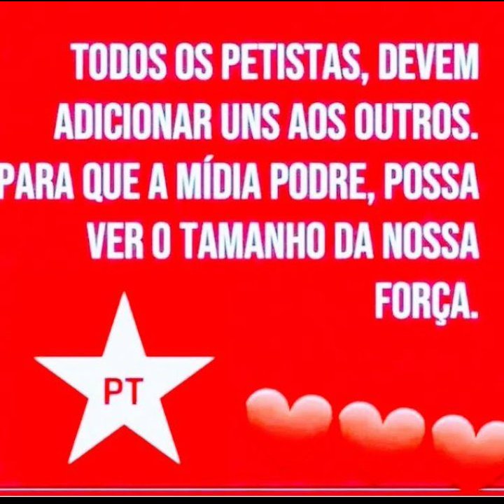 DeboraMCDF's tweet photo. Fez o L? É de esquerda? Segue que seguirei de volta. ✊
@Nilsonhandebol
@LulaOficial https://t.co/dGcAn9vDmJ