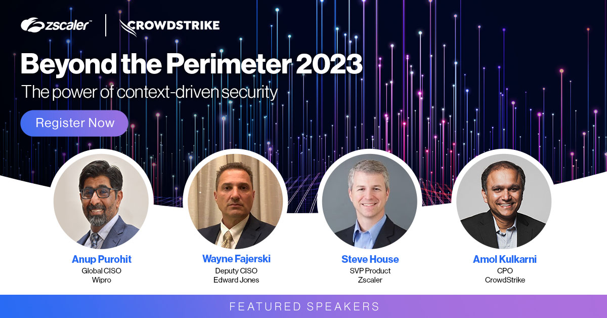 Zscaler on Twitter "Join us at Beyond the Perimeter 2023, presented by