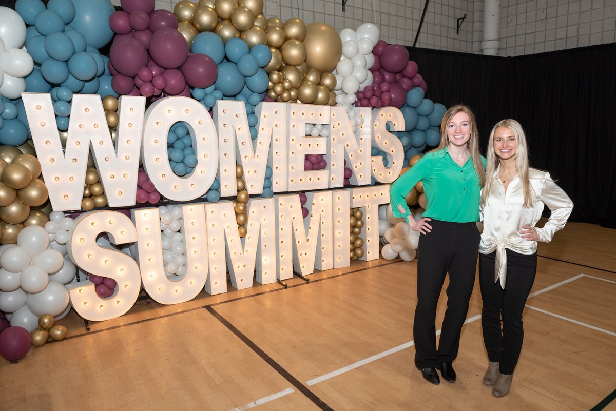 PrezGittell's tweet image. This year, a first in @wsummit history, two @BryantUniv seniors, Alexandra Fluegel, and Taylor Vahey, presented their research in collaboration with the Harvard Radcliffe Institute. I am proud that Bryant's student-first philosophy rang true, even at the Women's Summit.