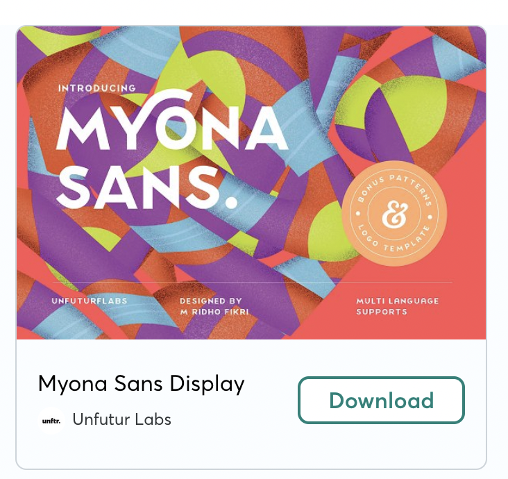 Here's a few typefaces you can snag for free right now:

Naga – craftwork.design/downloads/naga/

Unbounded – craftwork.design/downloads/unbo…

Myona Sans – creativemarket.com/free-goods

Bolonad Solid Hand – creativemarket.com/free-goods