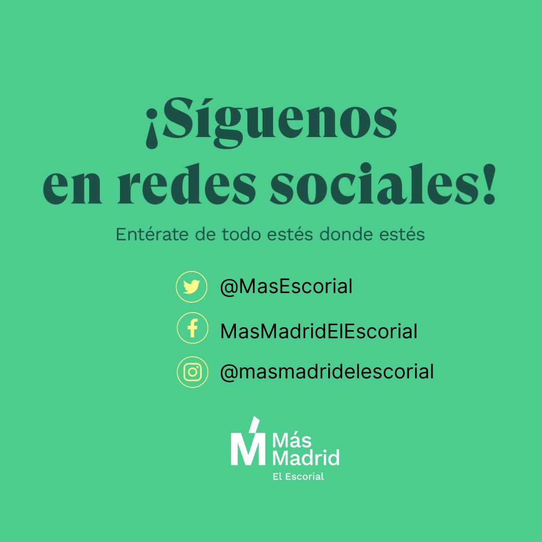 Más Madrid El Escorial tweet media