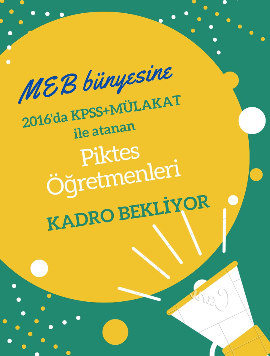 Savaş mağduru milyona yakın öğrenciye, kampta çadırda sınıfta dil öğrettik, hâlâ MEB'e bağlı okullarda sınıf öğretmenliği yapıyoruz.
Yüzbinlerce çalışana müjdeler veren devletimiz bizi de sevindiremez mi?
PiktesinKadrosu Nerede
<a href="/RTErdogan/">Recep Tayyip Erdoğan</a> <a href="/tcmeb/">Millî Eğitim Bakanlığı</a>
<a href="/fahrettinaltun/">Fahrettin Altun</a> <a href="/prof_mahmutozer/">Mahmut Özer</a>