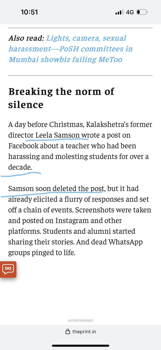 tweets_tinku's tweet image. 1) According to law, unless there is a written complaint to POSH/ICC/Ethics committee there cannot any legal or strict action 

2) NCW must summon Leela Samson investigate about habitual offender &amp;amp; why she had not initiated any action back then 

3) Who are USA based Care spaces…