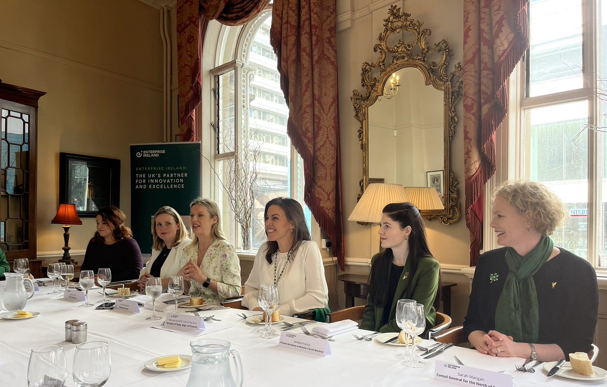 Irish Ministerial @CarrollJennifer diplomatic and trade @EI_TheUK visit to Liverpool to mark St Patrick’s Day and to meet women leaders from the Irish diaspora @mrpaeds @LpoolCityRegion