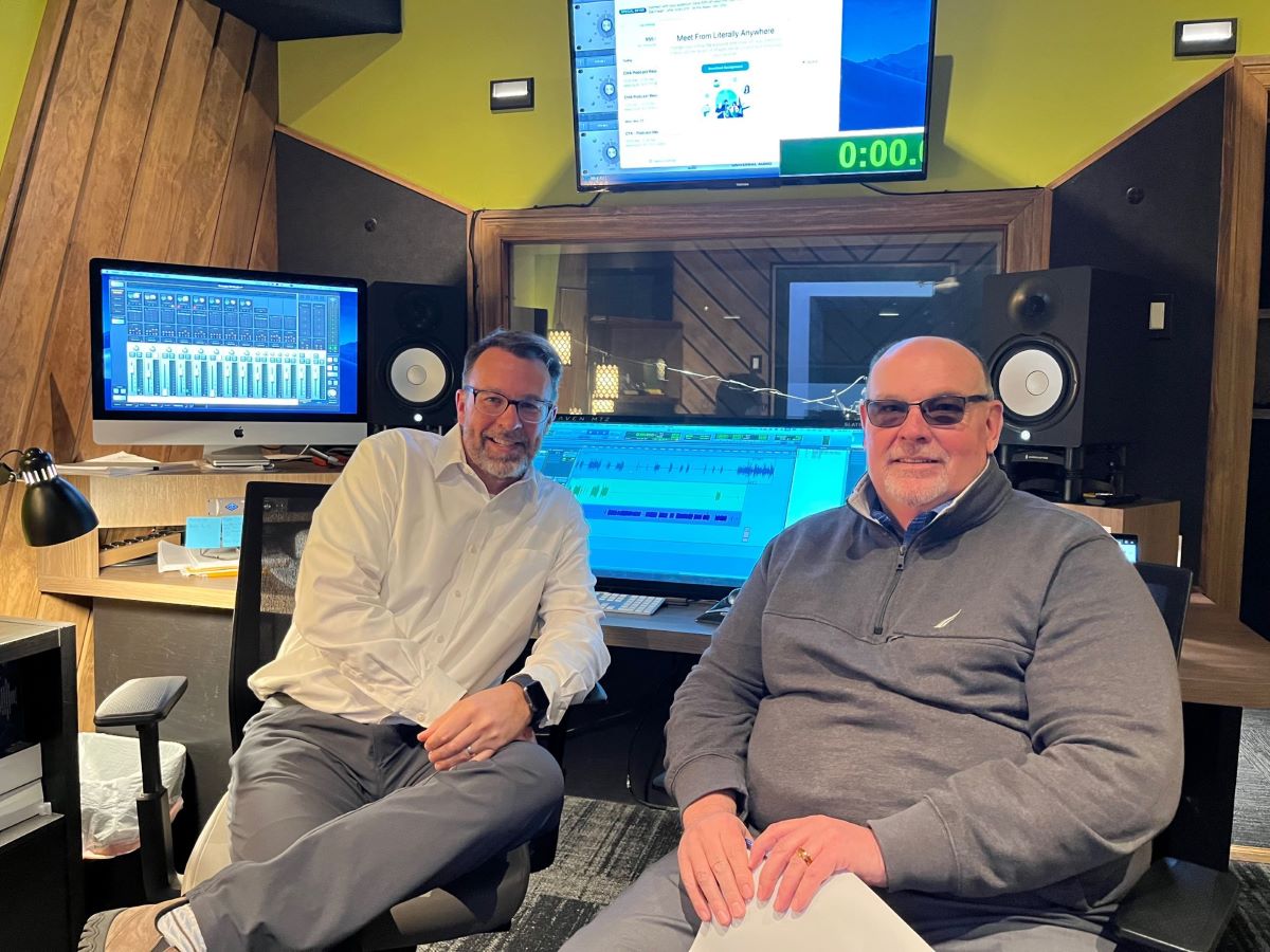 Next week on our #CHAHealthCalls #podcast, CHA's @BrianPReardon (left), and @bcomp10 discuss Bruce’s recent visit to #Ukraine and how #CatholicHealth care can continue to meaningfully partner with organizations in Ukraine. You won’t want to miss it! chausa.org/podcasts