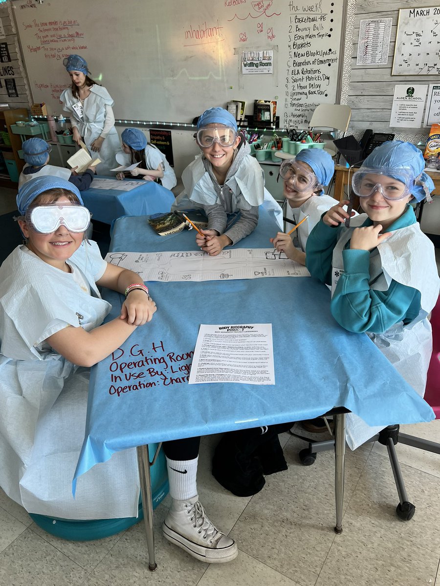 TeamMcArmstrong's tweet photo. Unfortunately our fantasy characters required immediate surgery to get to the root of their problems, but luckily we had talented surgeons who were ready for the challenge. 👩🏻‍⚕️🧑🏽‍⚕️👨🏼‍⚕️🩺🩻 https://t.co/C3TxJAYpyt