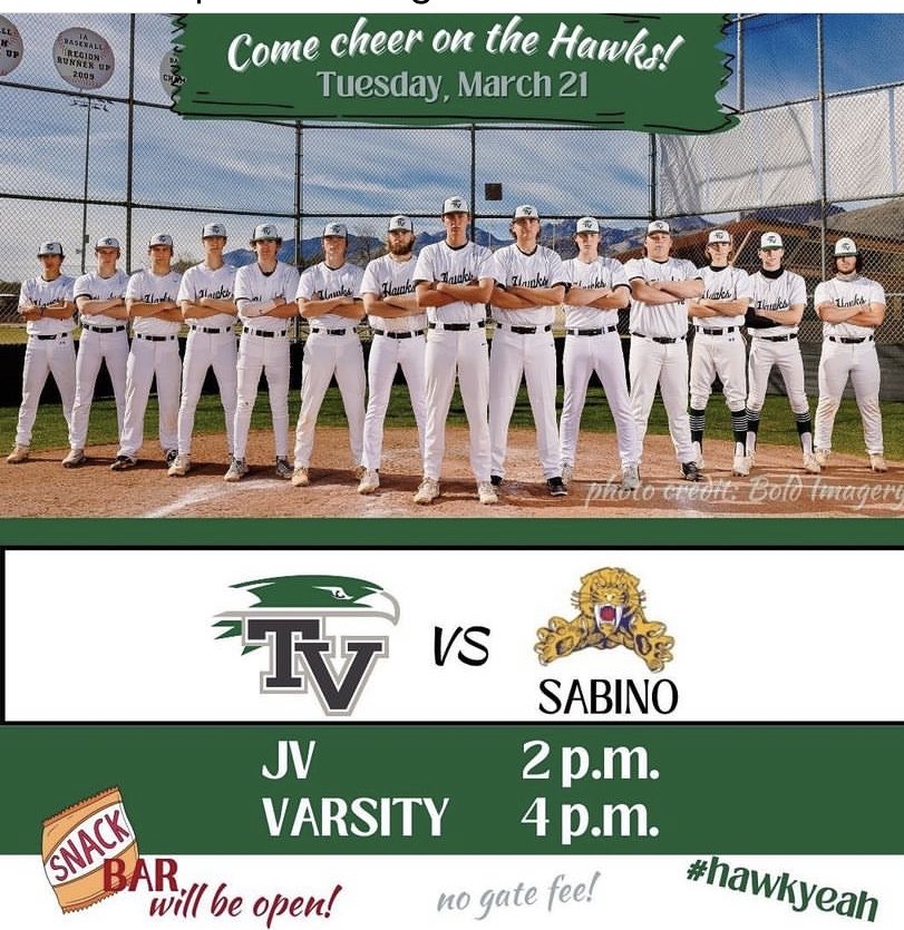 Game Day Let’s Go! #TVHawksBaseball #HawkYeah