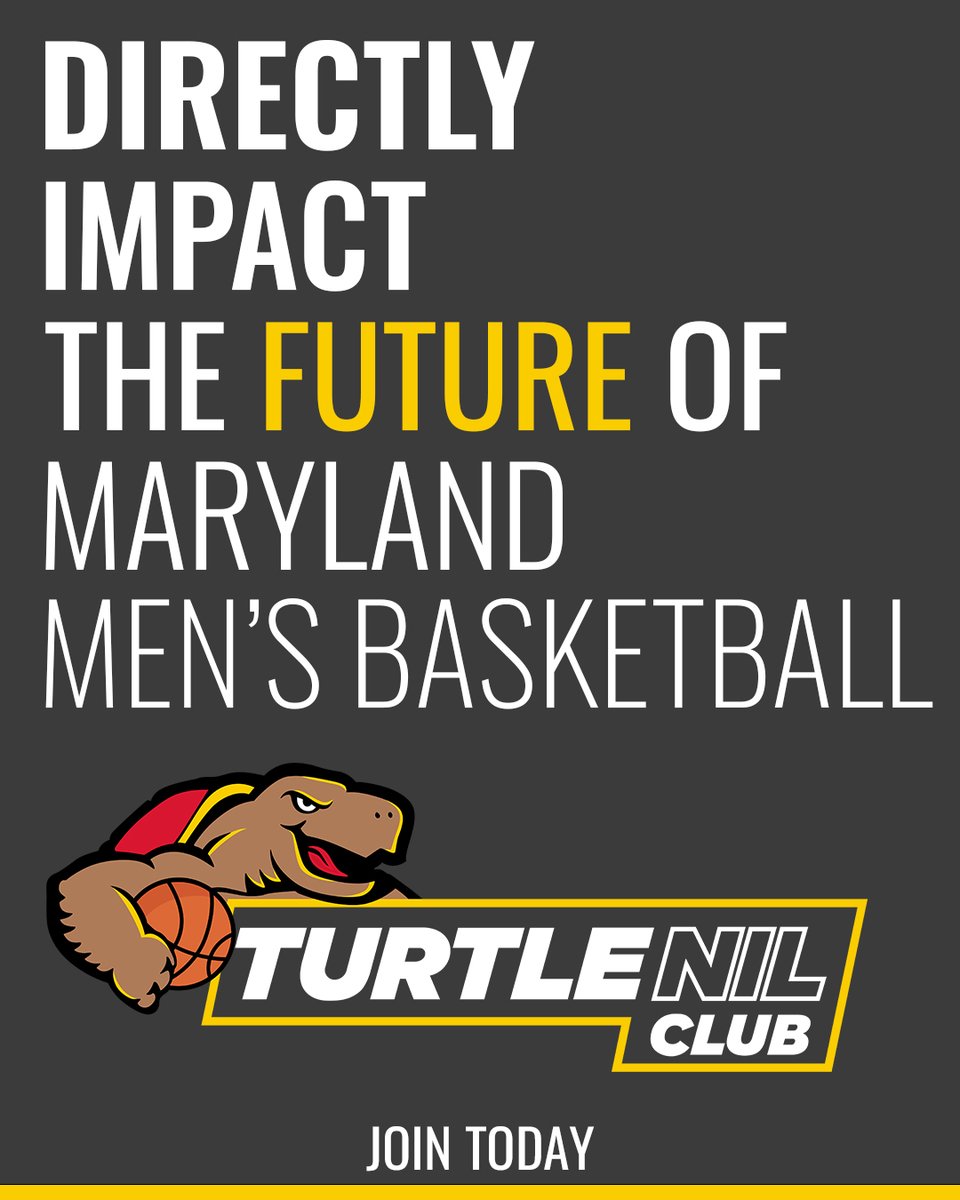 Show your fandom by joining #TurtleNILClub today! Your membership will make a difference. #MarylandBasketball