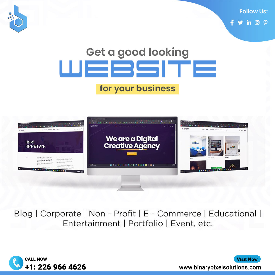 binarypixel_'s tweet image. From concept to launch, we&apos;ll create a website that sets you apart from the competition

➡Get in touch with us for more information: binarypixelsolutions.com/website-develo…

#BinaryPixel #BinaryPixelSolutions #web #website #webdevelopmentservice #webdesign #digitalmarketingincanada #