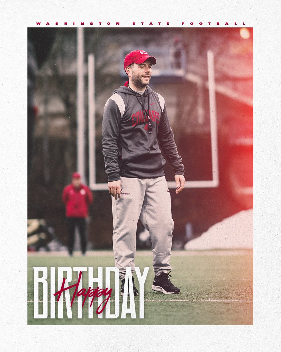 WSUCougarFB's tweet photo. doubled up🔥🎂…hbd!!

#GoCougs | #WAZZU | #CVE23 https://t.co/c0qfd4Ljqg
