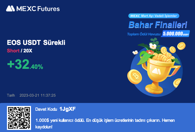 #EOS 20x Short 

#Bitcoin #BTC #Eth #BNB #XRP #ADA #gns #DOGE #STMX #neo #LTC #Shib #GTC #ETC #trb #MASK #GRT #DF #Magic #CFX #APE #jasmy #GMT #JOE #CHESS #Lina #MDT #PYR #bel #OCEAN #NMR #Lina #Ren #Dodo #Omg #iris #Eos #Qtum

detaylı bilgi için DM üzerinden iletişime geçiniz.