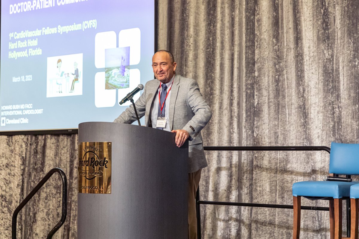 ASarkarMD's tweet photo. Starting with why we do, what we do, everyday- PATIENTS. Keynote speech- Dr. Howard Bush, @CleveClinicFL @Texas_Heart @MiamiDolphins Patient Communication- a practical approach. Lifetime recognition award for his patient care and mentorship. @JerryEstepMD @HeartVasc_CCFla #CVFS https://t.co/2pWZIQb72N