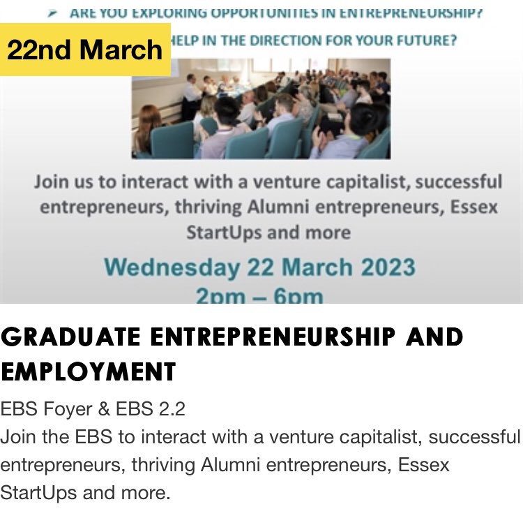 Tomorrow I’m teaching personal branding at the Elevate Essex - Graduate #Entrepreneurship and Employability event. Come along! Tickets via Eventbrite. <a href="/Uni_of_Essex/">University of Essex</a> <a href="/Essex_EBS/">Essex Business School</a>
