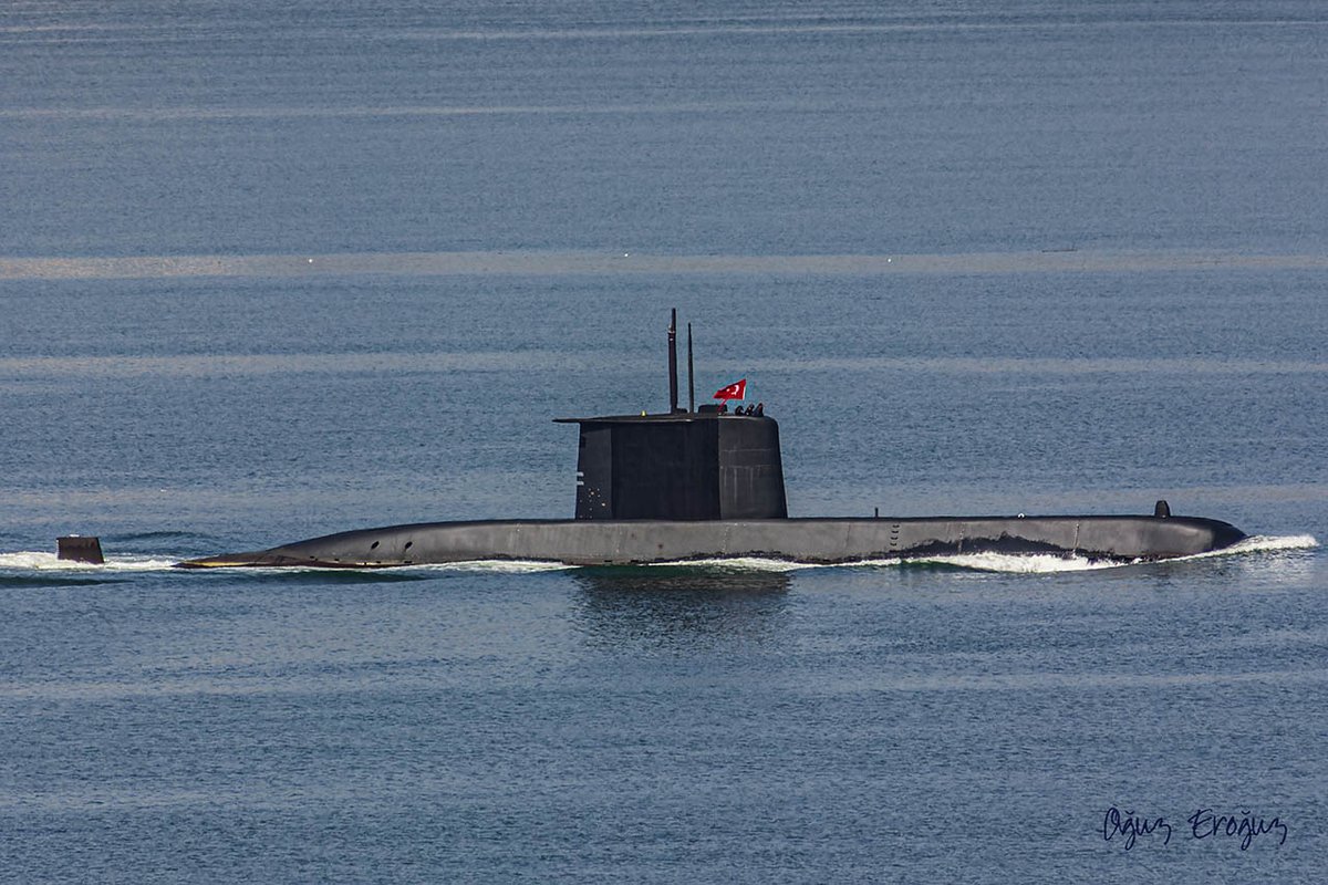 OguzEroguz1's tweet image. #TurkishNavy's #Type209-1400 #PrevezeClass #submarine
