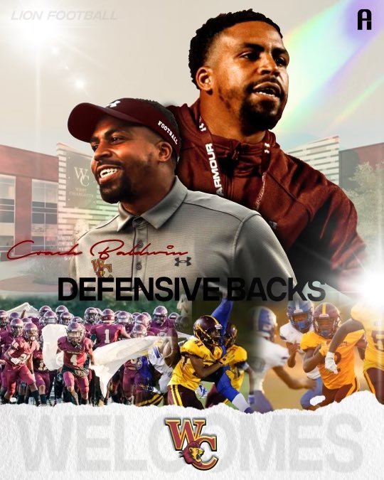 DubCFootball's tweet photo. LOUIS LUGGAGE 🧳🧳 Join us in welcoming our new DB coach @_Coach_Baldwin_ to the Ford! Coach Swagg putting together a scary staff on defense 😈 https://t.co/CHk2pSn3eI