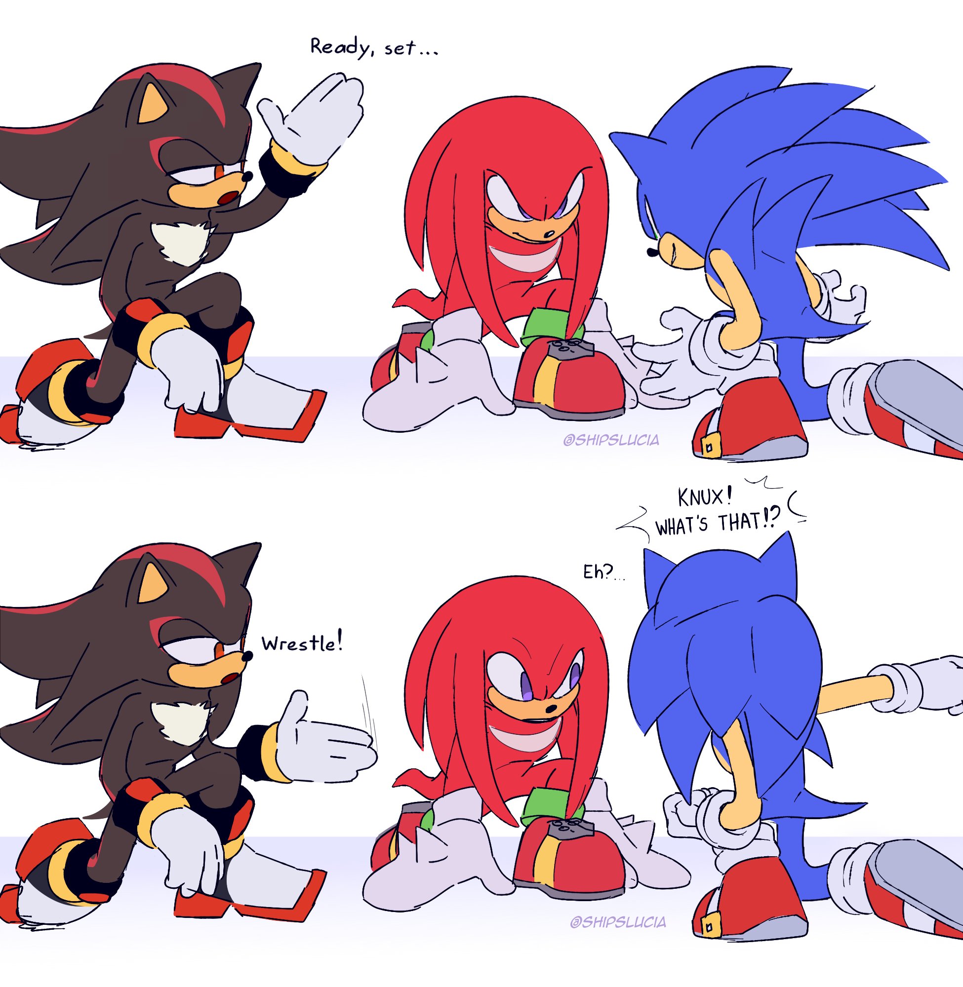 Random Ships #1- Shadow x Knuckles by Artisterki on DeviantArt