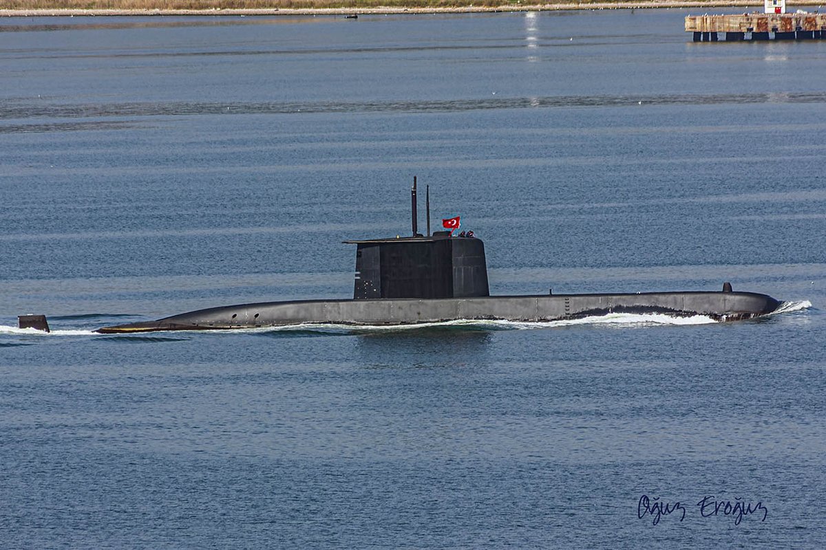 OguzEroguz1's tweet image. #TurkishNavy's #Type209-1400 #PrevezeClass #submarine