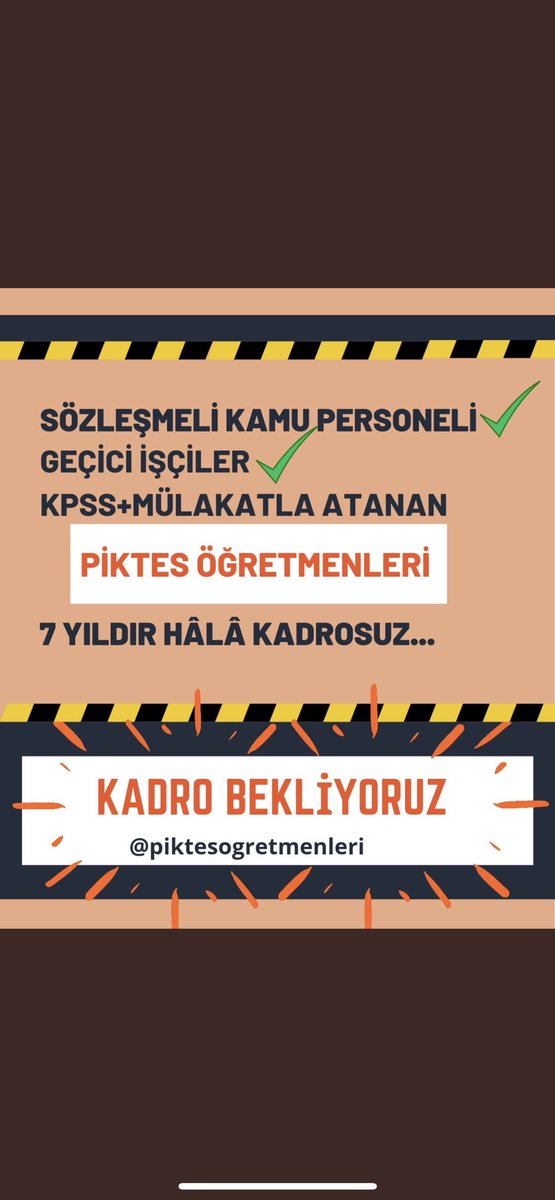 Bizler gibi işini iyi yapan tecrübeli öğretmenlerin kadrolu olması gereklidir Biri bizi duyup sesimizi duyurmalı @kilicdarogluk @meral_aksener @RTErdogan @tcmeb #piktesinkadrosunerede